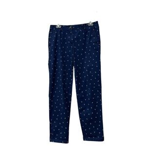 Women’s Talbots Relaxed Chinos - Anchor Print size 4